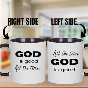 God Is Good All the Time, Christian mug, Gift for pastor