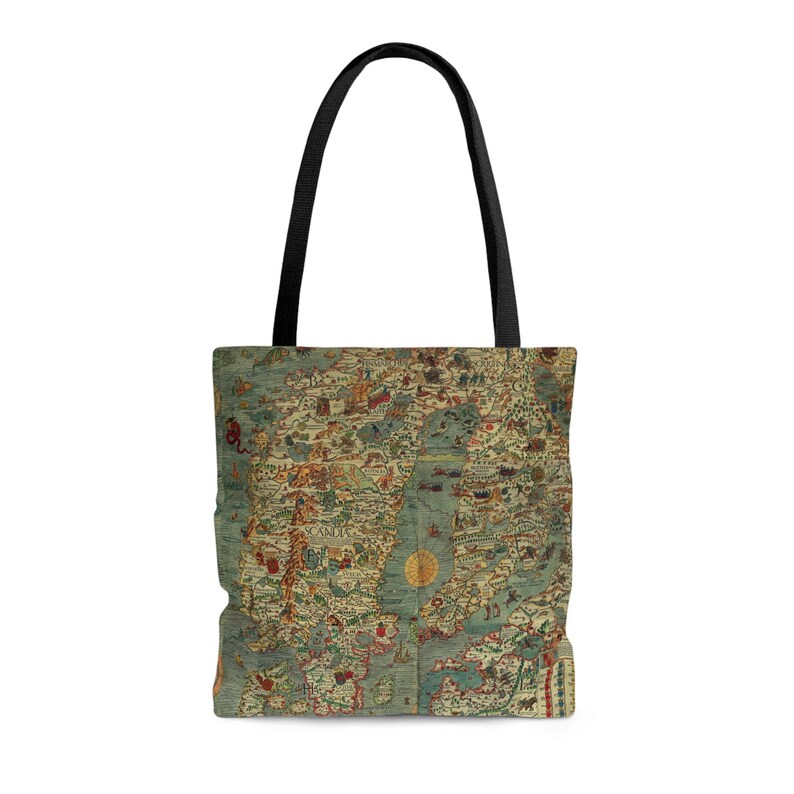 thumbnail image 2 of Retro Vintage World Map Art Style Gift For Geography Teacher Throw... 2 of 11