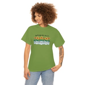 Women's scripture tshirt, Christian sunflower shirt, Mason jar shirt, Christian gardening shirt, Gift for Pastors wife image 6