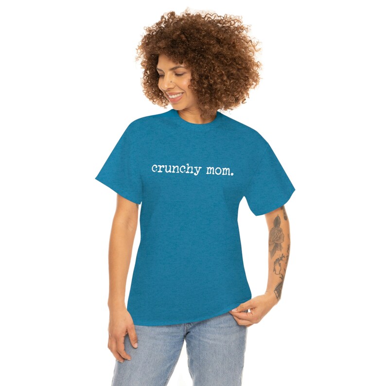 Crunchy mom tshirt, Crunchy mama, Holistic mama, Crunchy mom shirt, Crunchy mama shirt, Hippie mom shirt image 3