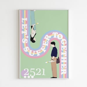 Twenty-Five Twenty-One inspirierte Poster, Kdrama inspirierte Poster, digitale Kunst