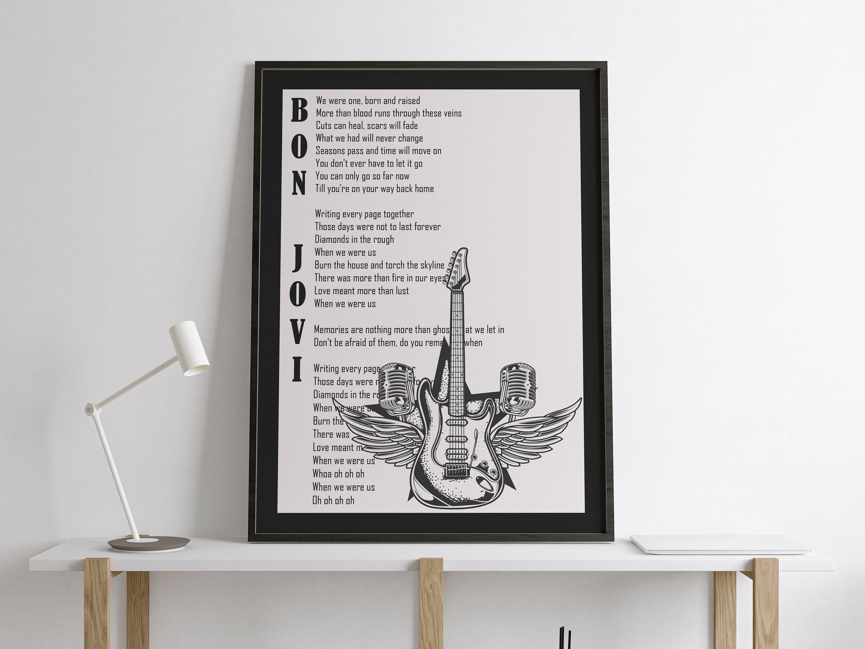 HAUEYQWUEGG Jon Bon Jovi (4) Poster Esthetische Muurkunst