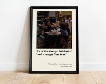 Friends Poster, Friends New Year Quote, Friends Wall Art, Printable Wall Art