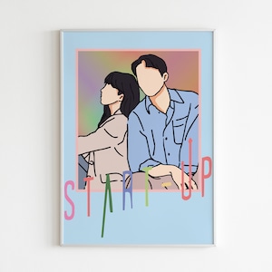 Start - Up Inspired Poster, Kdrama Inspired Poster, Digital Poster