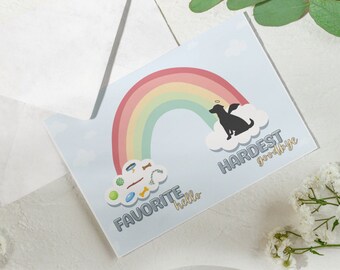Tarjeta de condolencias por la pérdida de un perro / Tarjeta de pésame por la pérdida de una mascota / Tarjeta conmemorativa para mascotas / Regalo por la pérdida de un perro / Tarjeta de condolencias para el dueño de una mascota