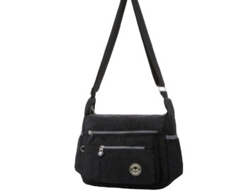 Large Water Resistant Shoulder Crossbody Bag For Women, Shoulder Bag lightweight Handbag /Multi-pocket /Long adjustable Strap