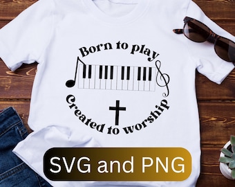 Worship team piano SVG digital download worship team gift piano svg church svg praise team png church pianist svg gift for church pianist