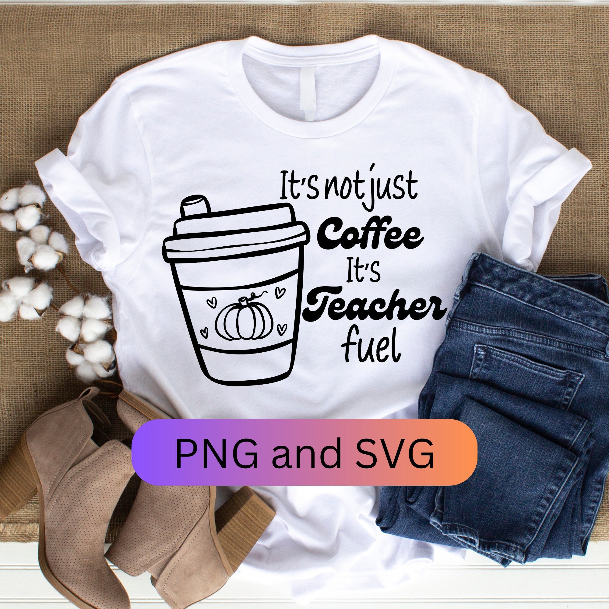 Teacher SVG Teacher Png Coffe SVG Pumpkin Spice Png - Etsy