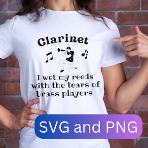 Clarinet SVG file Clarinet cutting file marching band svg band camp svg woodwind svg marching band gift clarinet shirt design