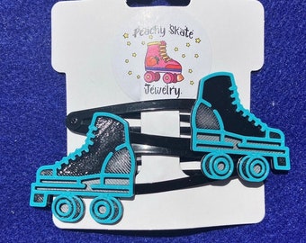 Roller Skate Hair Clips, 3D Printed Roller Skate Accessories, Roller Skate Accessories.