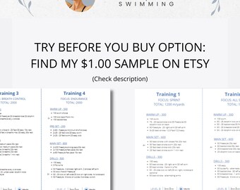 Level C: 30-day Swim Workout Challenge by a Former D1 Swimmer and
