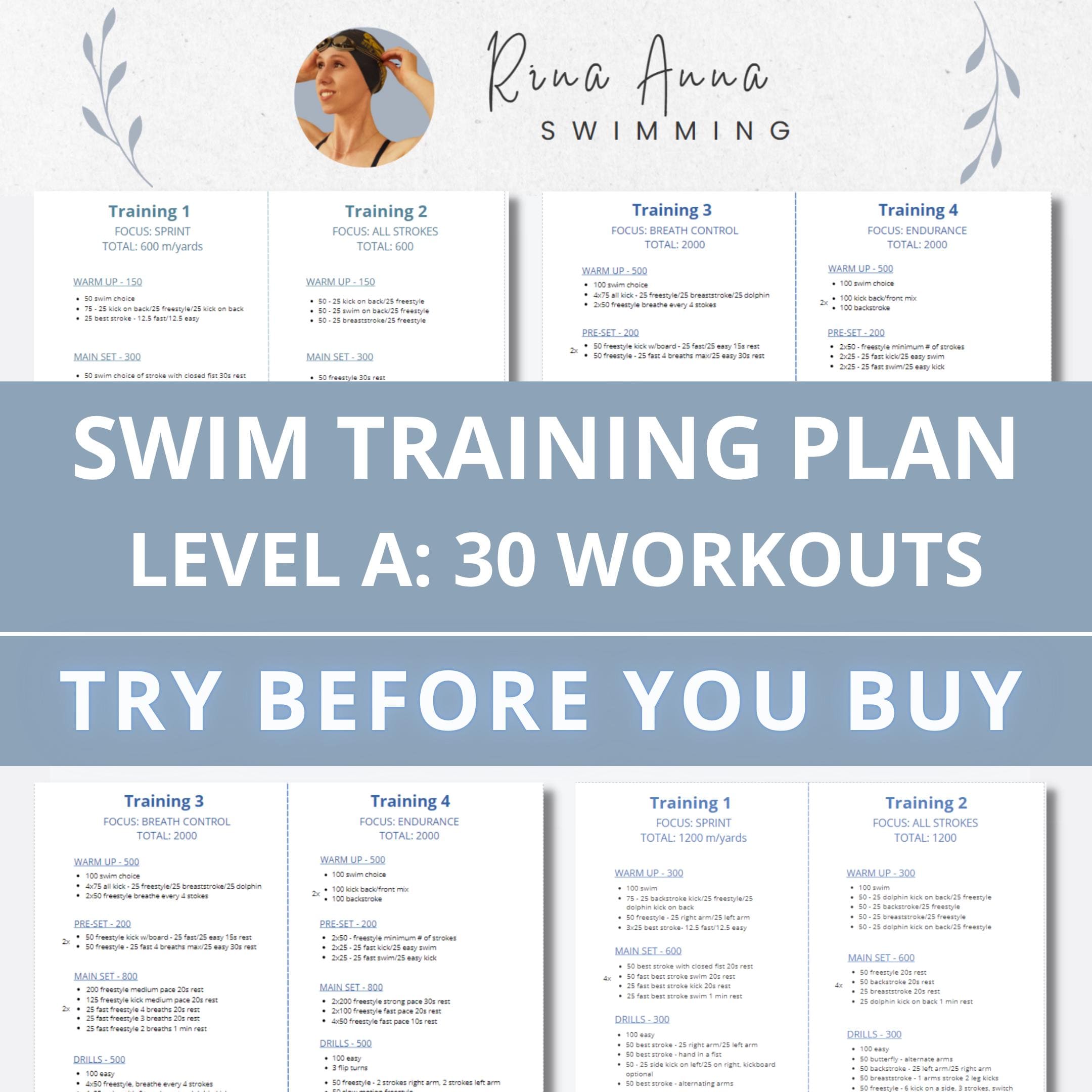 Beginner Different Swimming Exercises Swimming Workout