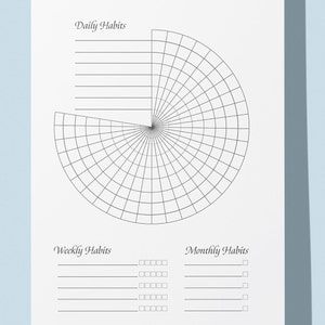 Printable Habit Tracker 5.5" X 8.5" - Etsy
