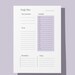 Printable Habit Tracker 5.5 X 8.5 - Etsy