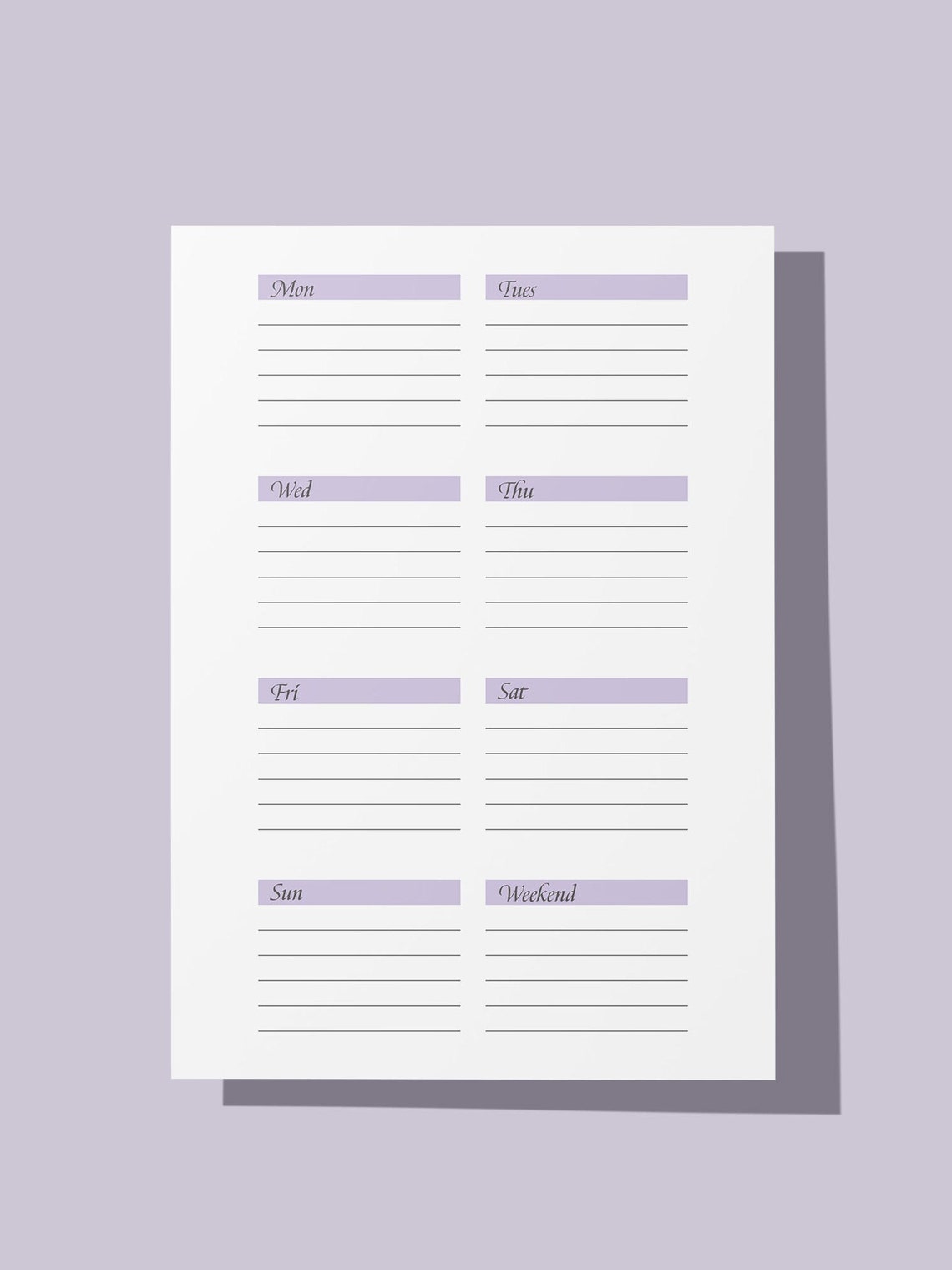 Printable Habit Tracker 5.5 X 8.5 - Etsy