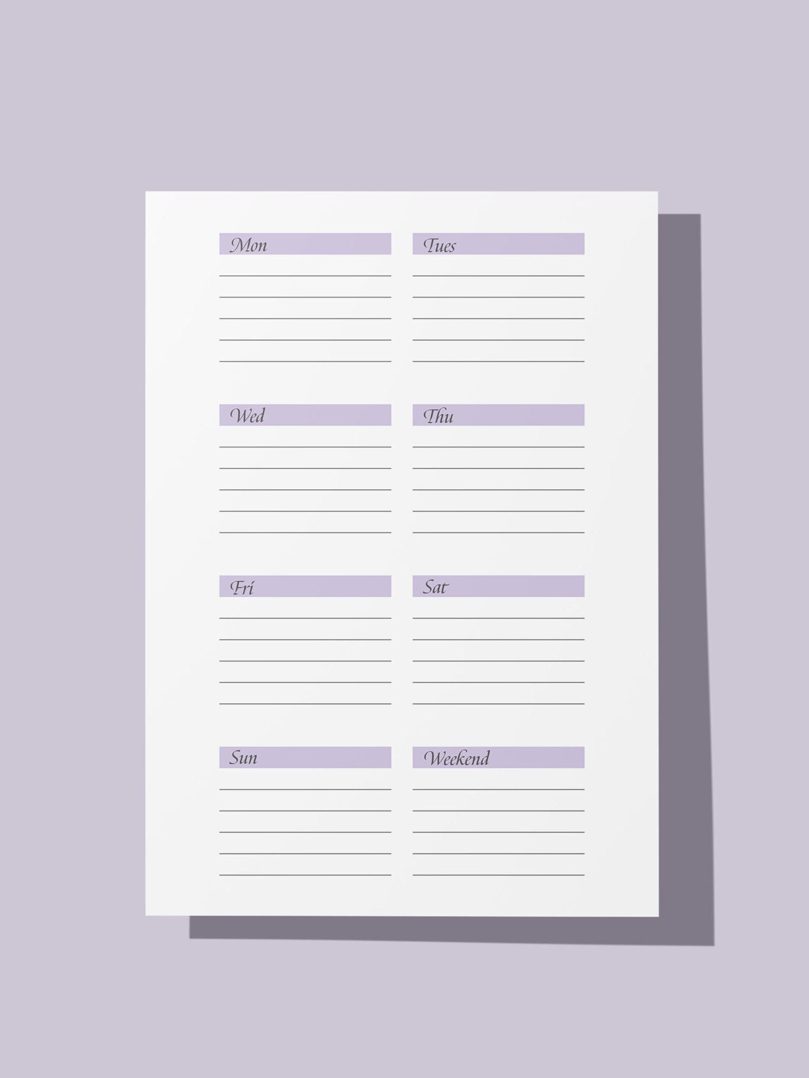 Printable Habit Tracker 5.5 X 8.5 - Etsy