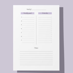 Printable Habit Tracker 5.5 X 8.5 - Etsy
