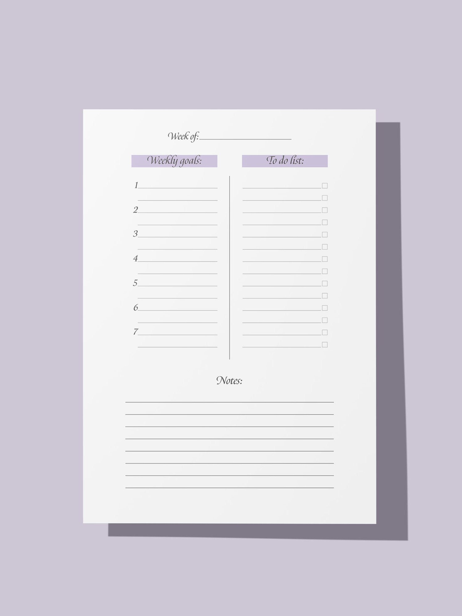 Printable Habit Tracker 5.5 X 8.5 - Etsy