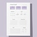 Printable Habit Tracker 5.5 X 8.5 - Etsy