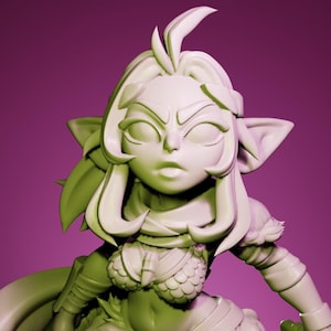 Hack, Goblin Hunter | 32 mm or 75 mm Resin Miniature | Twin Goddess Miniatures