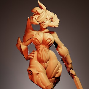 Waverendor, Dragon Goddess | 32 mm Resin Miniature | Twin Goddess Miniatures