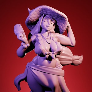 Stacy&#39;s Mom, Summertime Succubus | 32 mm Resin Miniature | Twin Goddess Miniatures