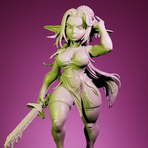 Amelia Oxton, Goblin Duchess | 75 mm Resin Miniature | Ronin Arts Workshop
