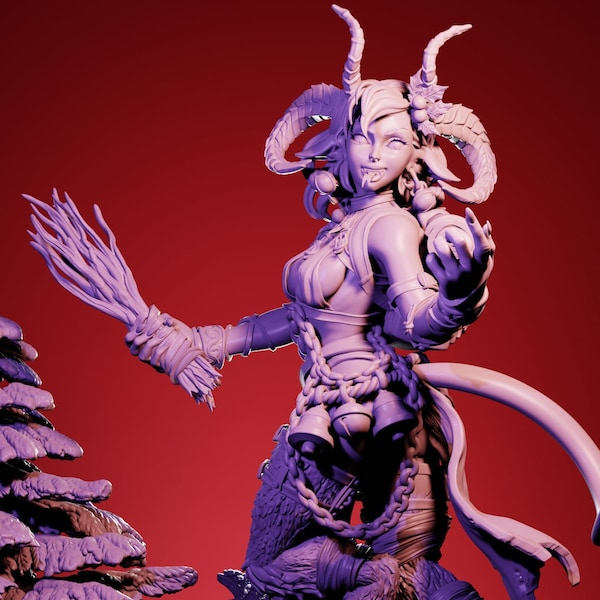 Nuri, Krampus Nightmare | 35 mm or 54 mm Resin Miniature | Ronin Arts Workshop