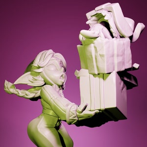 Unli, Goblin Present Holder | 32 mm Resin Miniature | Twin Goddess Miniatures