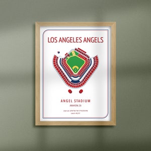 Los Angeles Angels, Angel Stadium, Stadium Seating Map, Download & Print