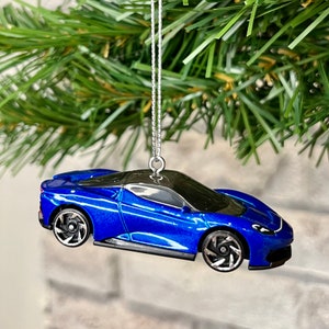 Pininfarina Battista Hot Wheels Die Cast Car Hanging Ornament
