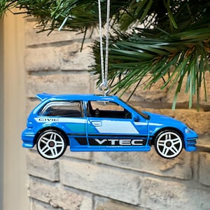 Honda Civic EF Hot Wheels Die-Cast Car Hanging Ornament