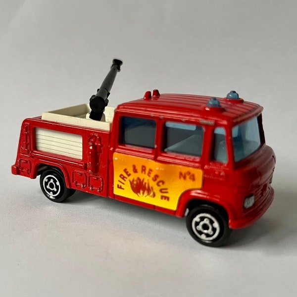 Vintage Majorette Pompier Aeroport Fire & Rescue No4 Artículo de coleccionista