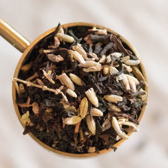 Lavender Earl Grey | Artisanal Leaf Tea Blend | Premium | Hand-blended | Bergamot-Infused | Eco-Considerate | Earthy