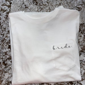 Long Sleeve Bride Shirt
