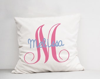 Custom Name Pillow Cover Personalized Throw Pillowcase Customized Pillow Cover with Zipper Home Decor Personalized Picture Christmas Gifts