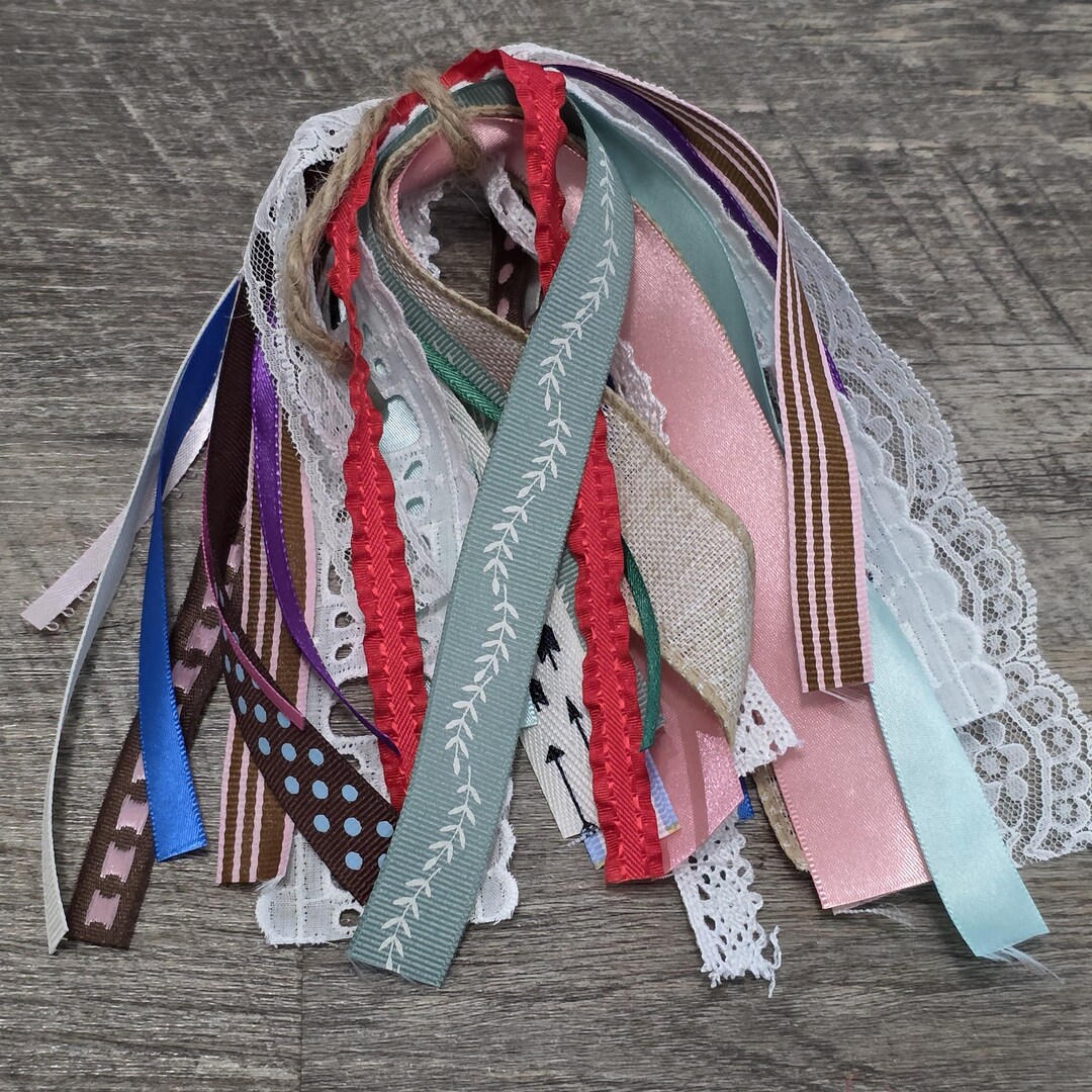 Vintage & Modern Ribbon and Lace Assortment 20 Craft Supply Pieces Etsy — free download