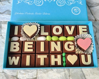 Chocolate Box for him, Boyfriend Gift Box, Anniversary Chocolate Box, Birthday Chocolate, Engagement Chocolate, Valentine Gift, Husband Gift