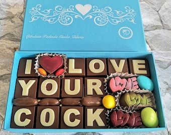 Sexy Boyfriend Chocolate Gift, Fun Anniversary Gift, Chocolate Gift for Husband, Valentines Day Gift for Him, Mature Gift Boyfriend, Sexy