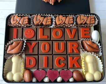 Naughty Gifts for Him Husband, Funny Boyfriend Gift for Men, Sexy Gift for Him chocolate, Valentines Gift for Him, Sexy Valentine Gift