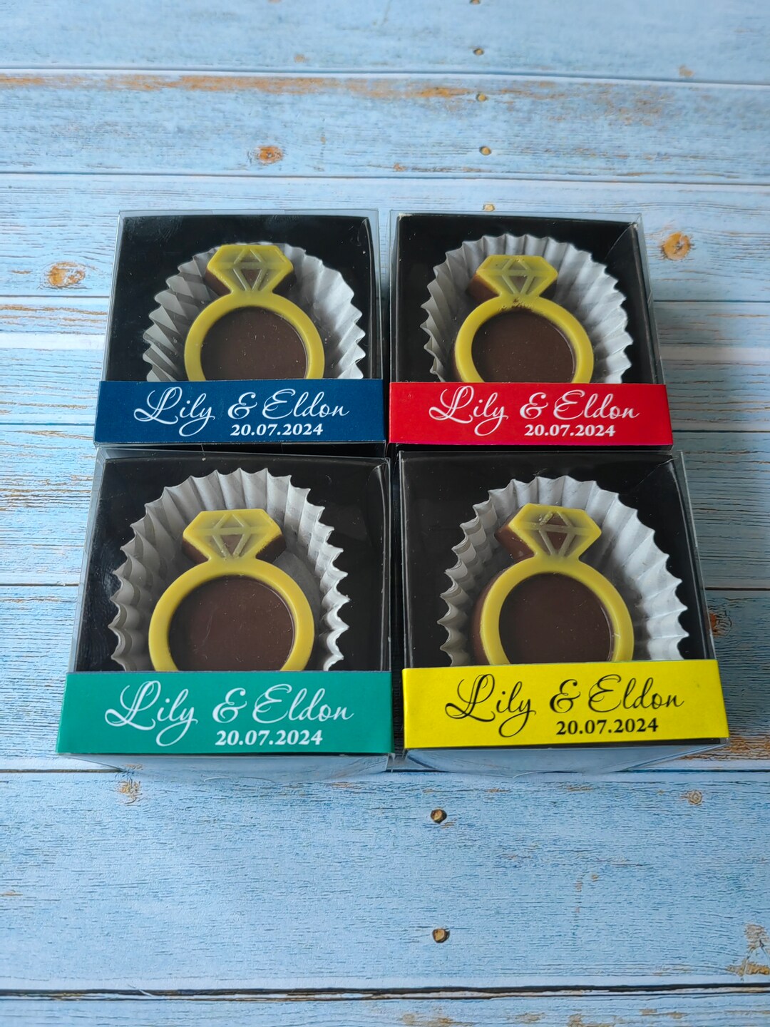 Chocolate Rings, Bridal Shower Chocolate, Engagement Ring Party Favors ...