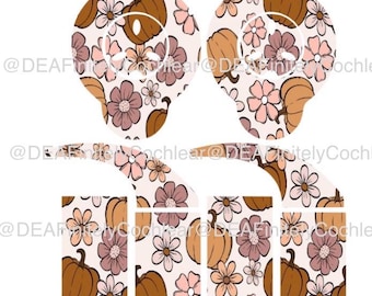 Cochlear implant skins | cochlear implant stickers | holiday cochlear implant skins | Thanksgiving cochlear implant stickers