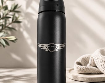 Genesis "Evolution of Luxury" - 32oz Stainless Steel Freesip Tumbler - Black