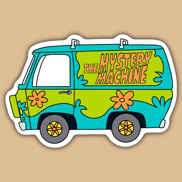 Mystery Machine Sticker or Button