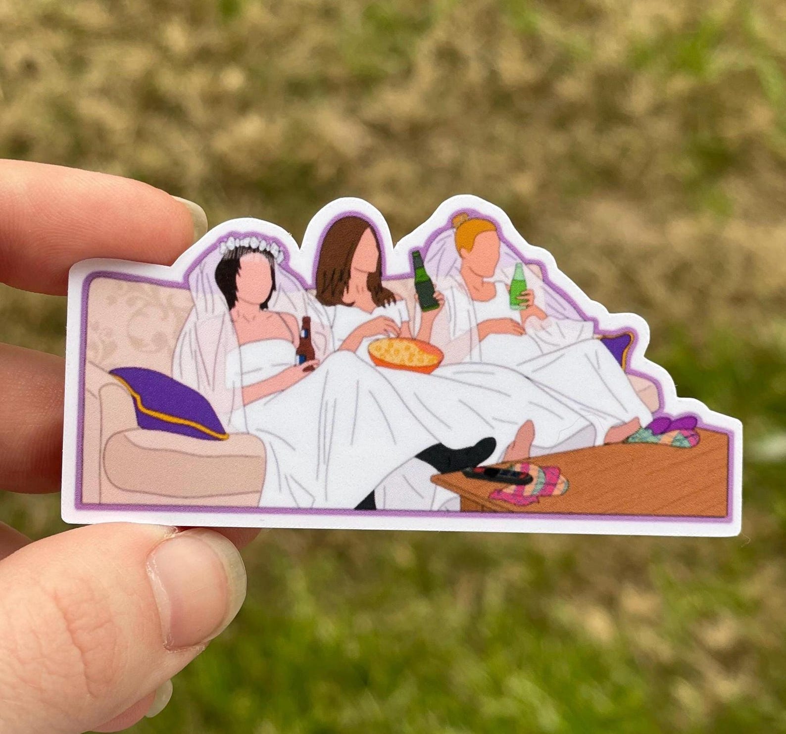 Joey, Chandler, the Duck, and the Chick Sticker - Friends Variety ...