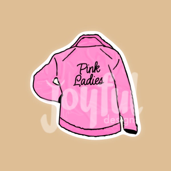 Pink Ladies Jacket Etsy