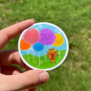 Lorax Dr.Suess Sticker or Button