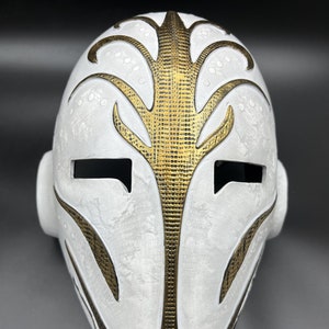 Temple Guard mask, Jedi Temple Guard Mask for display or cosplay, Andor Weathered cosplay prop