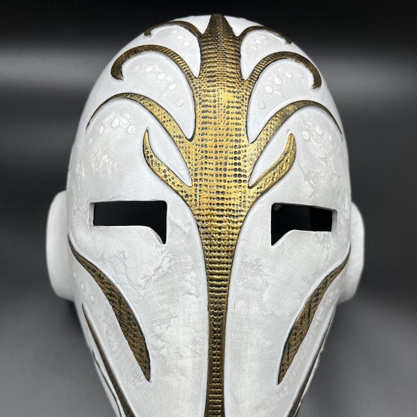 Temple Guard mask, Jedi Temple Guard Mask for display or cosplay, Andor Weathered cosplay prop