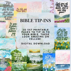 Bible Tip-Ins Loaded Bible Inserts (Digital Download)